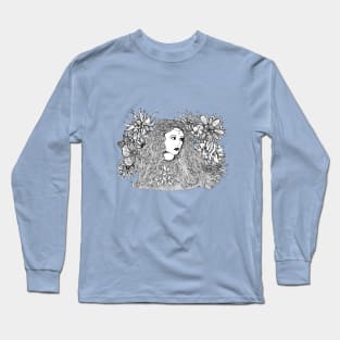 Lady Moon Long Sleeve T-Shirt